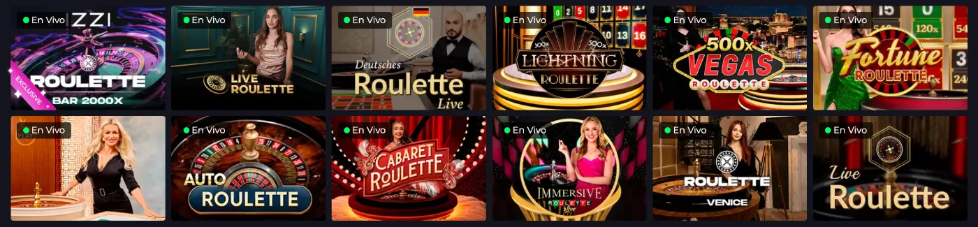 Juegos de casino en vivo con crupier en Izzi